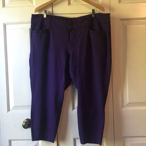 Purple work pants